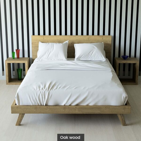 Massif solid wood bed oak Vanessa 1