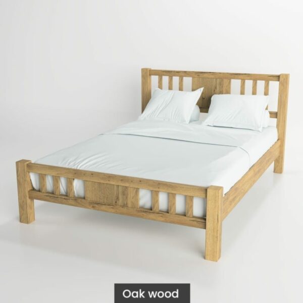 Massif solid wood bed oak- Kinsmen2-1