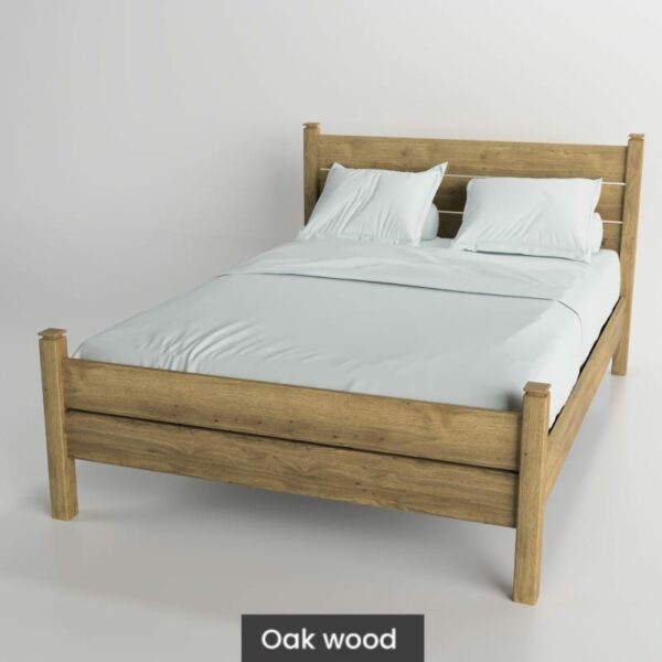 Massif solid wood bed oak Swift 1