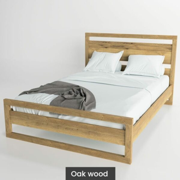 Massif solid wood bed oak Taycoon-1