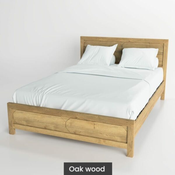 Massif solid wood bed oak Tempest-1